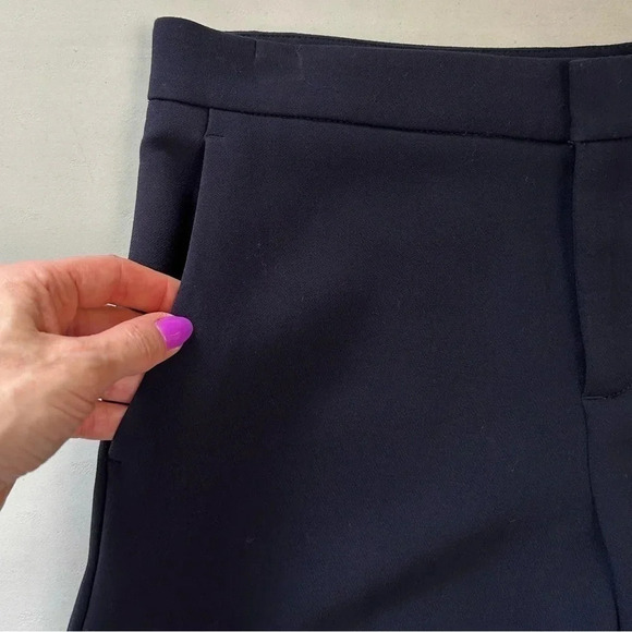 Banana Republic Shorts Scalloped Hem Navy Blue Size 0 - Picture 10 of 16